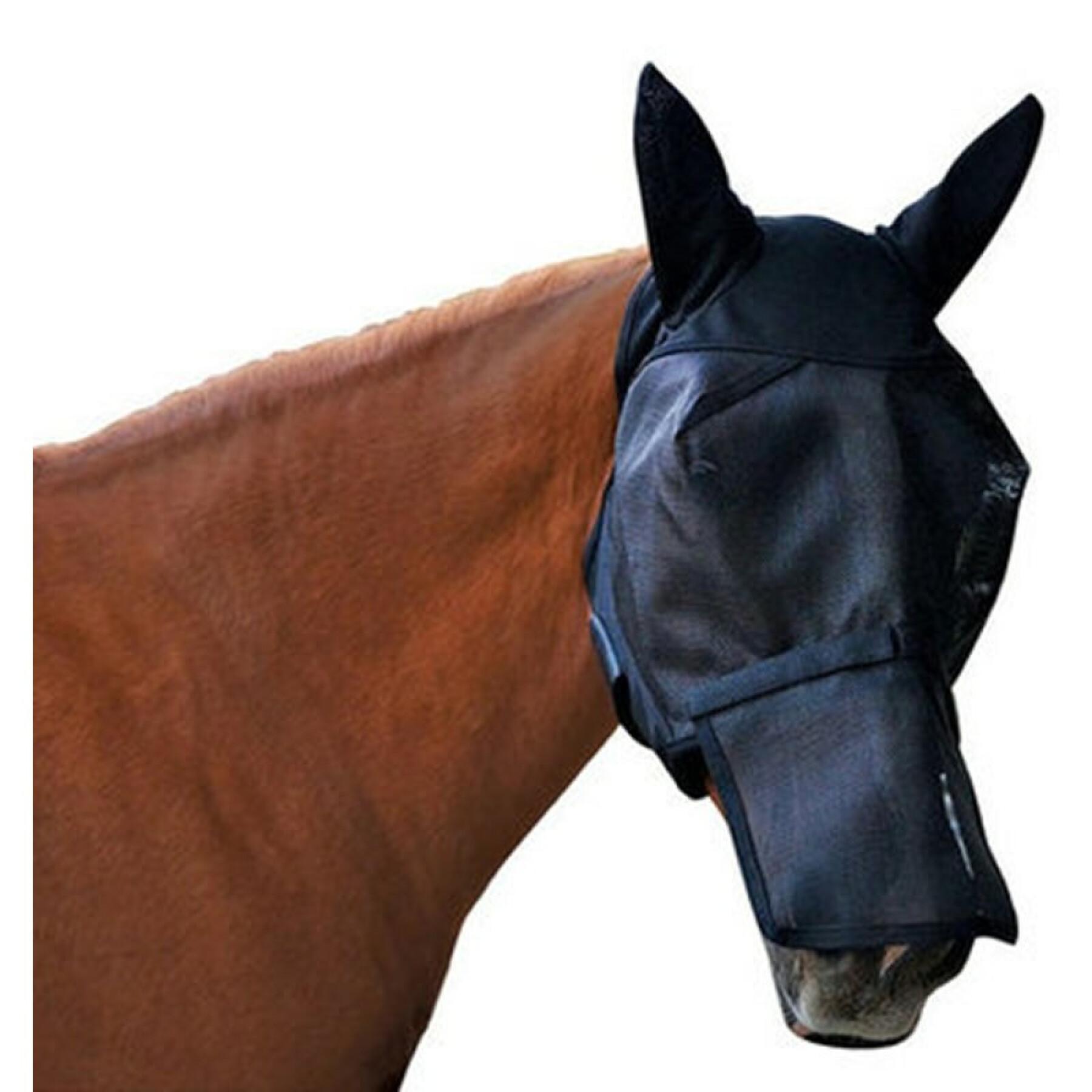 Gorro anti moscas para caballos con oreja y nariz extraíbles Absorbine