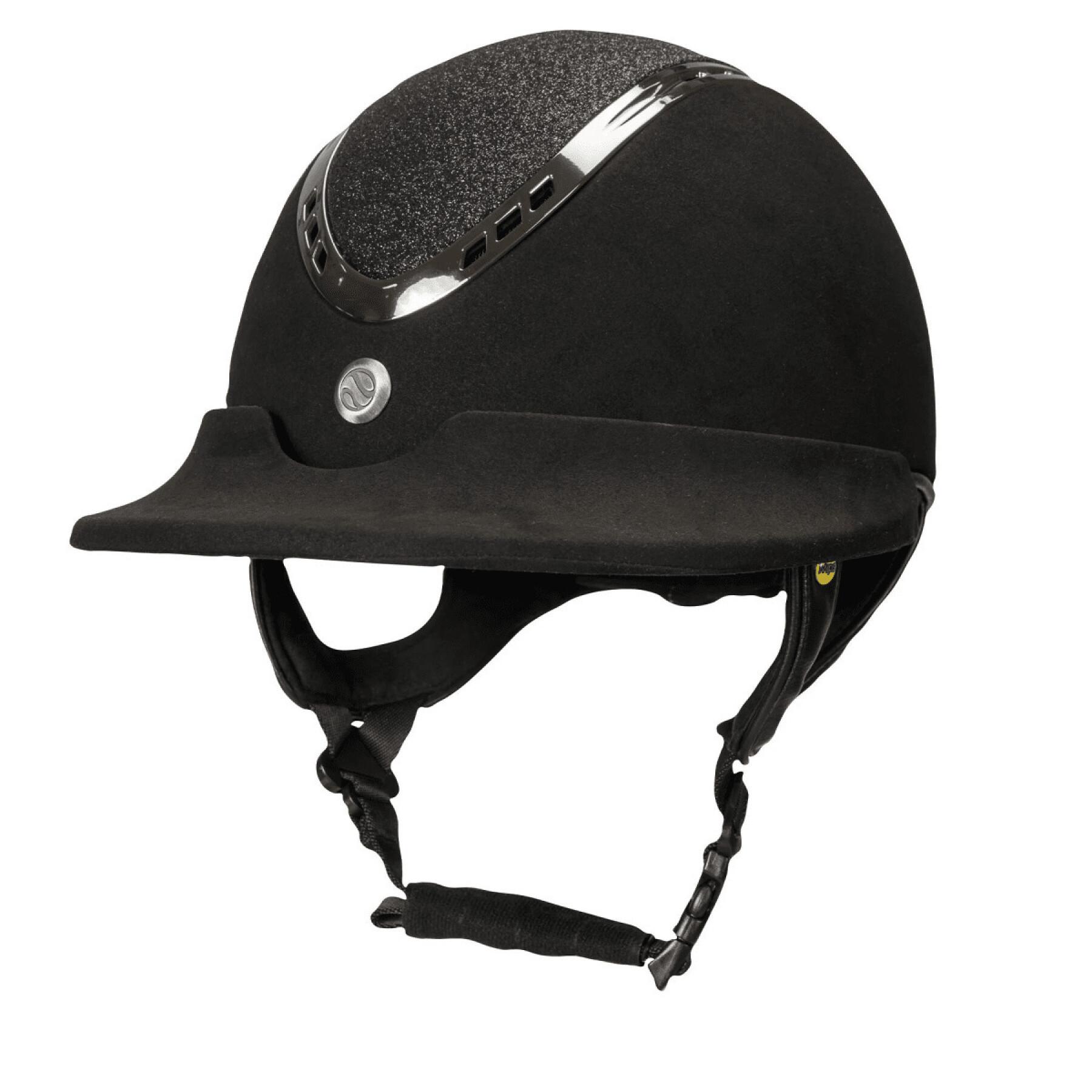 Visera de microfibra para casco de equitación Back on Track Pardus