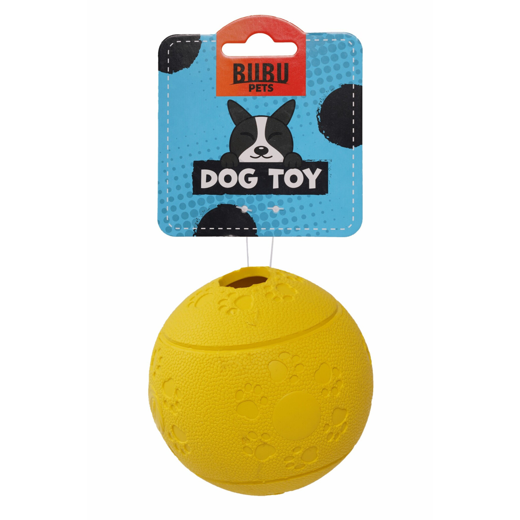 Juguete para perro pelota de goma mordisqueable BUBU Pets