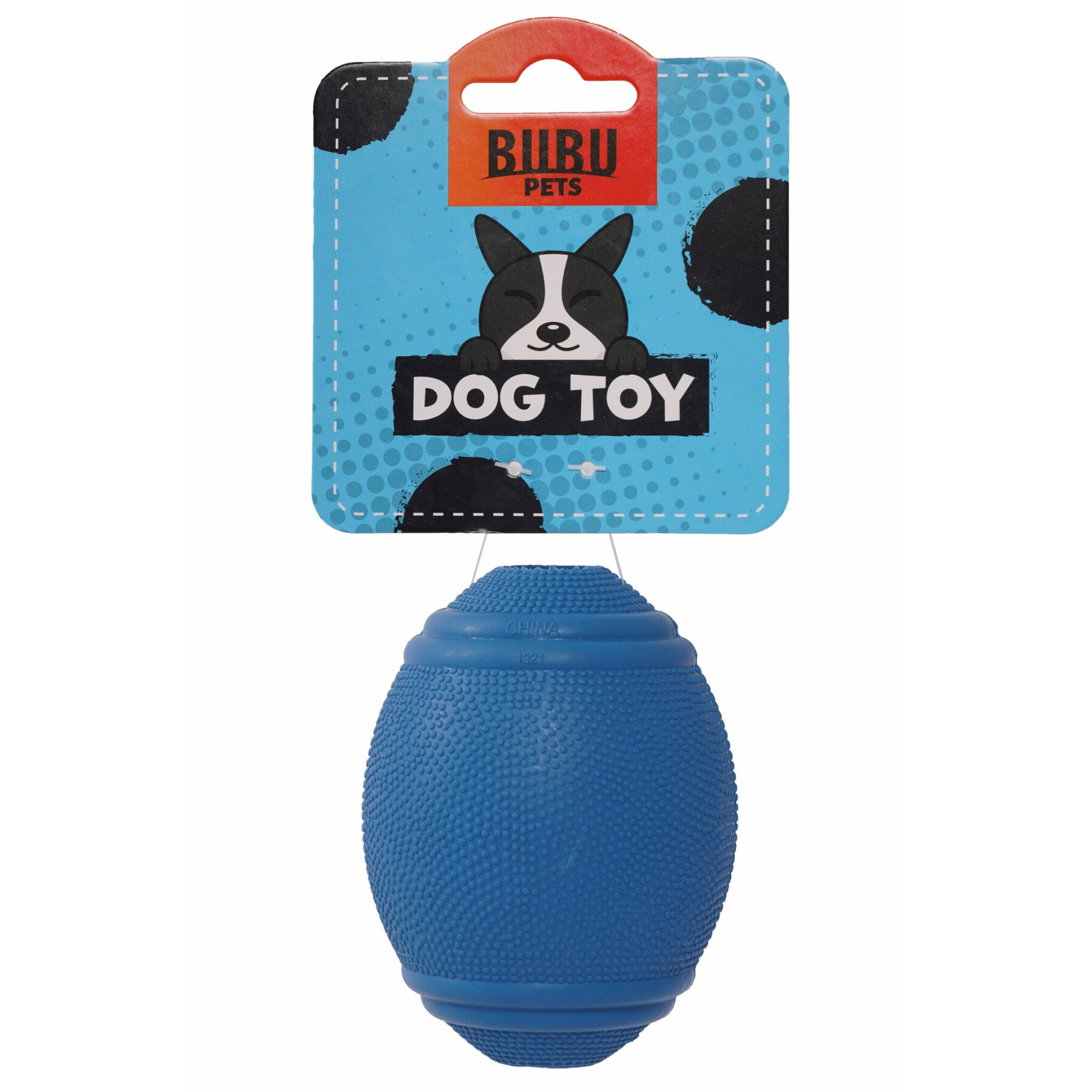 Juguete con pelota de rugby para que los perros la mordisqueen BUBU Pets
