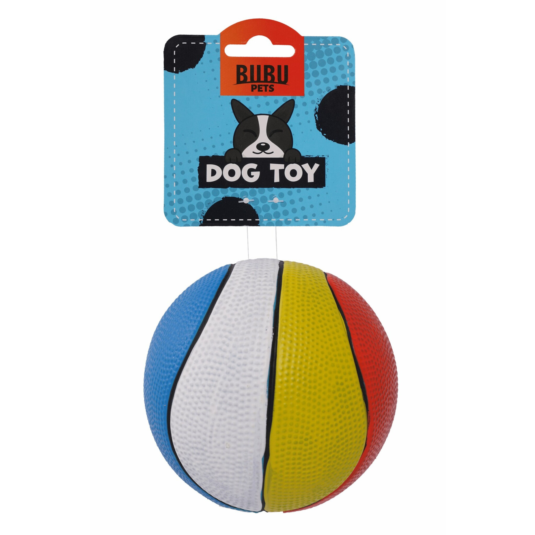Juguete de látex con pelota deportiva para perros BUBU Pets