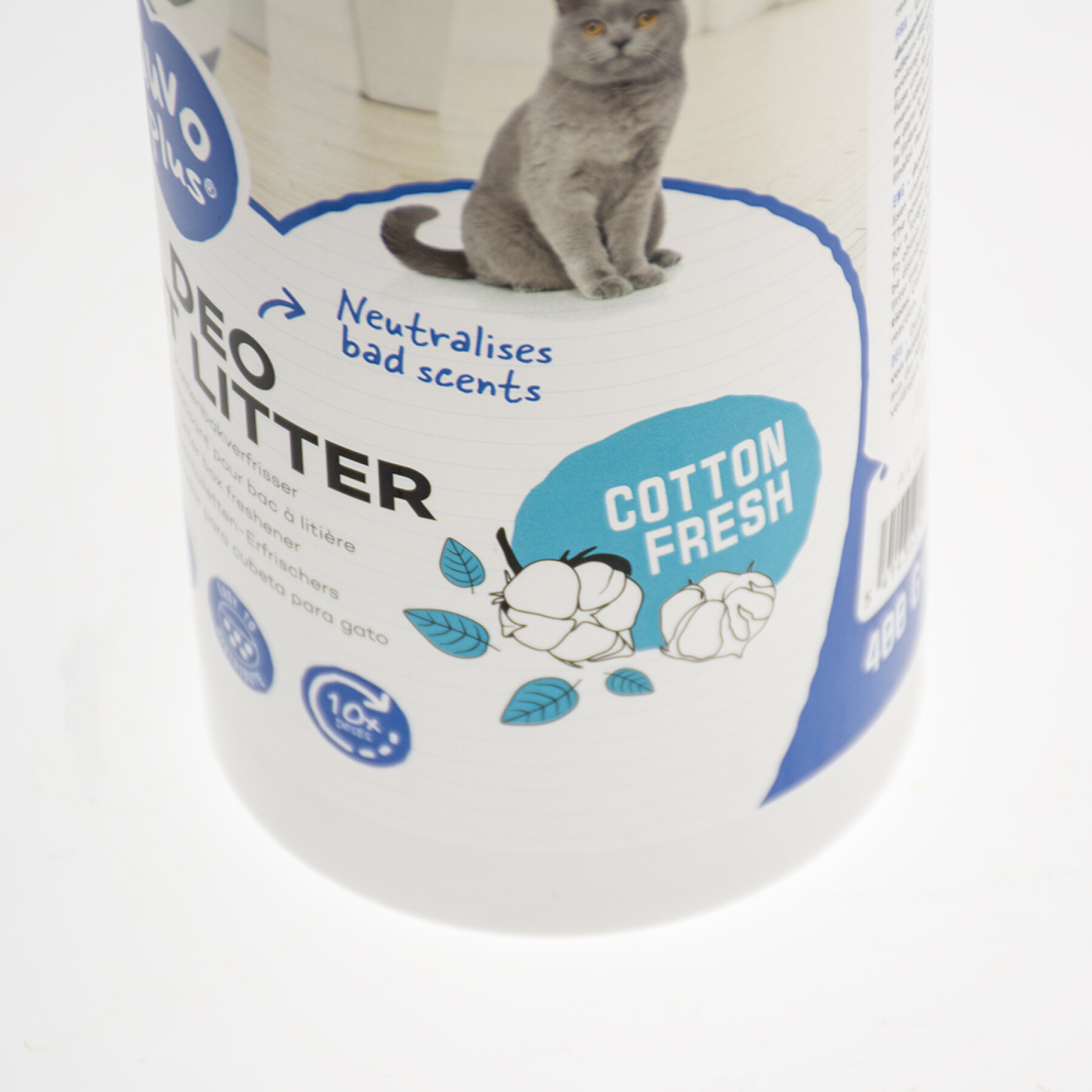 Desodorante de algodón para gatos Duvoplus