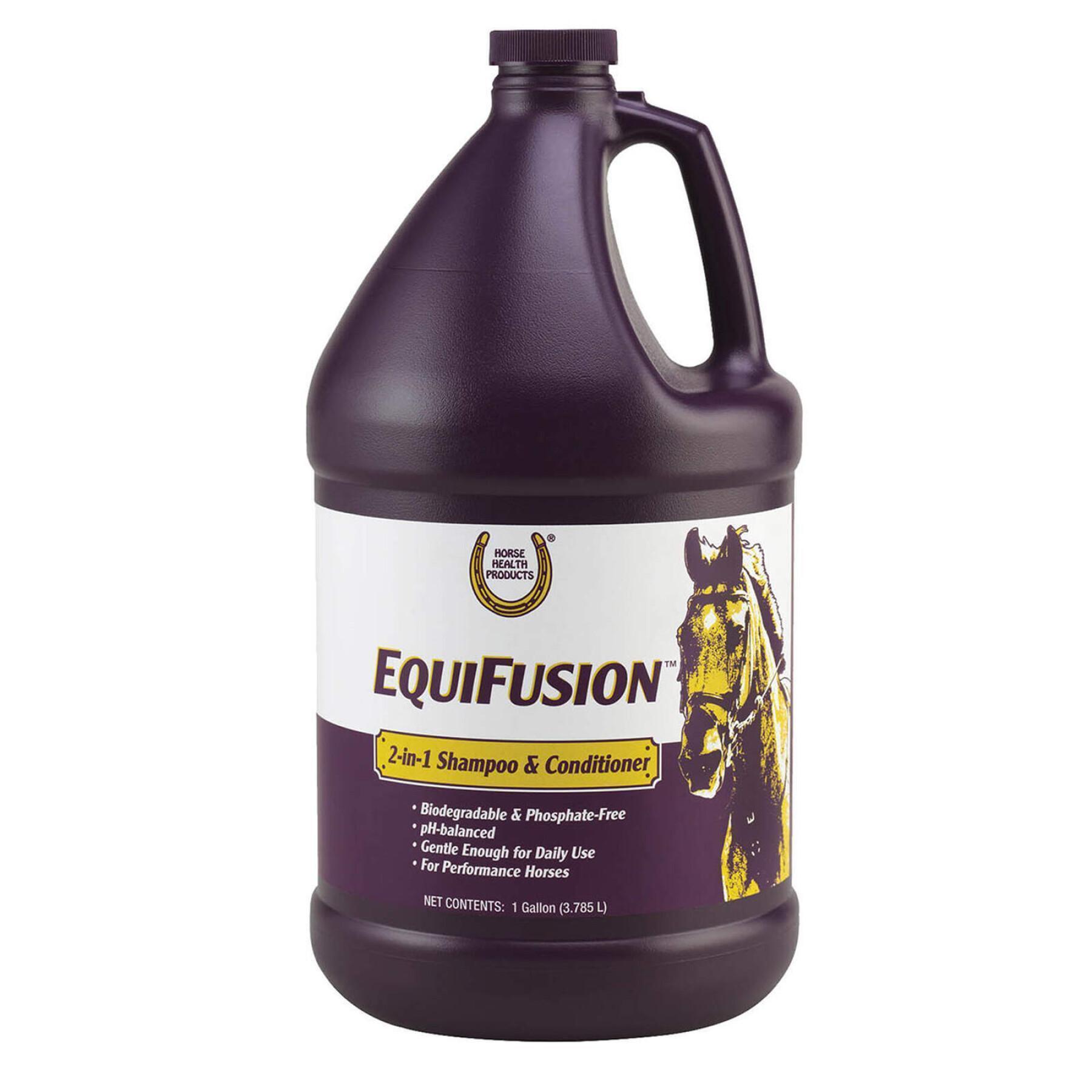 Champú y acondicionador para caballos Farnam Equifusion 3,78 L