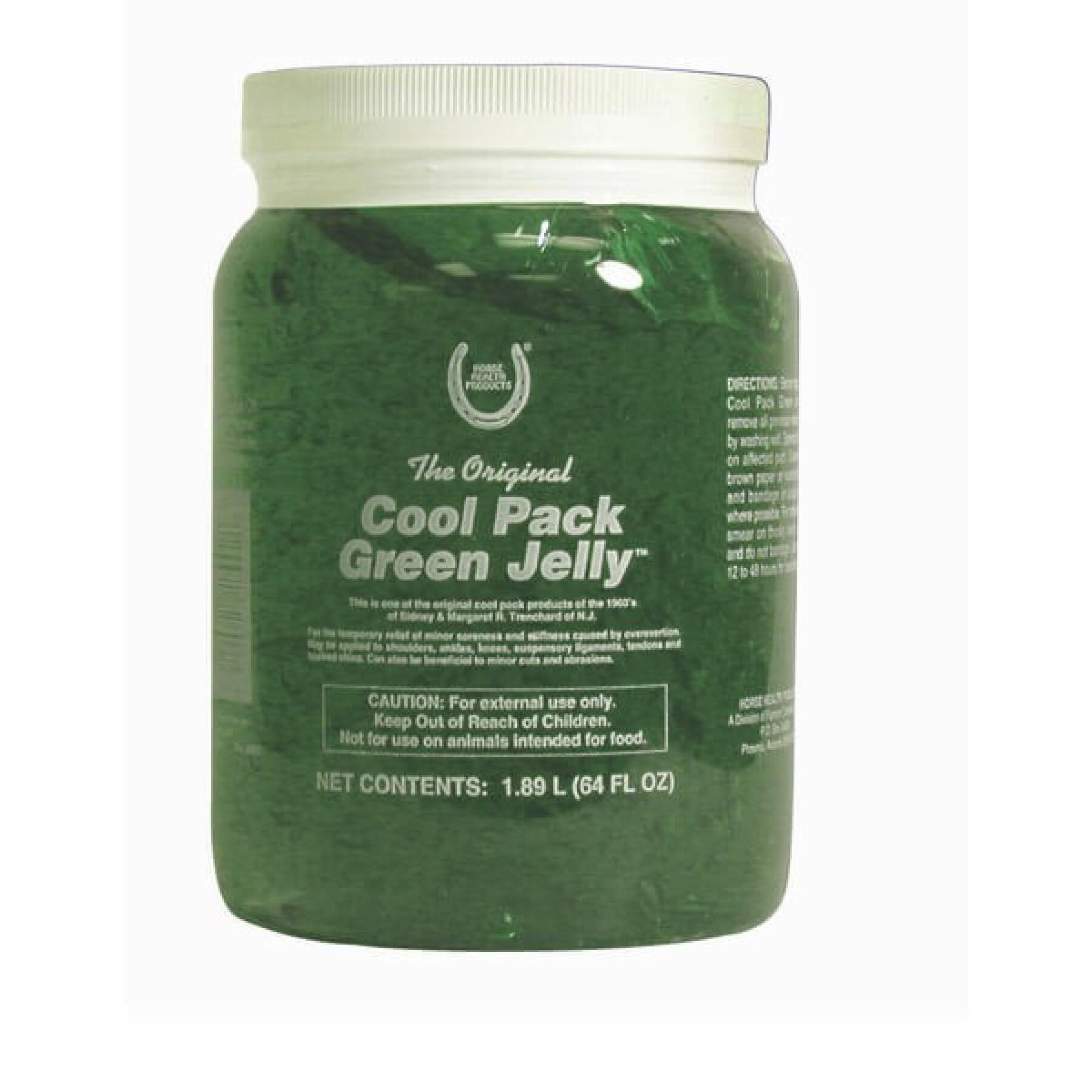 Gel refrescante para caballos Farnam Cool-Pack Green Jelly 1,89 L