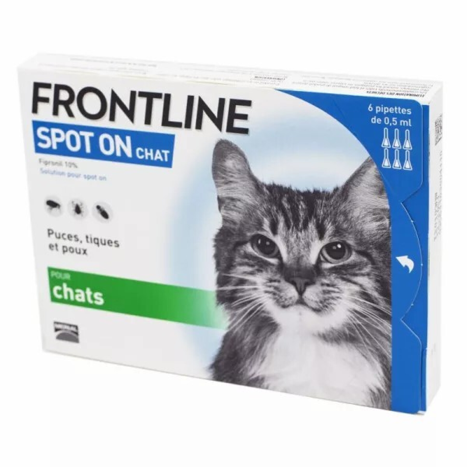 Control de plagas de gatos Frontline Spot On (x6)