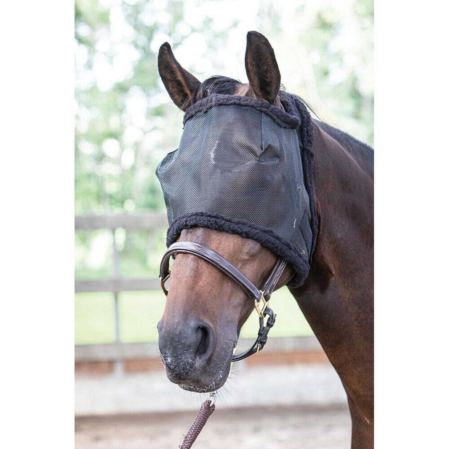 Máscara anti moscas sin orejas para caballos Harry's Horse