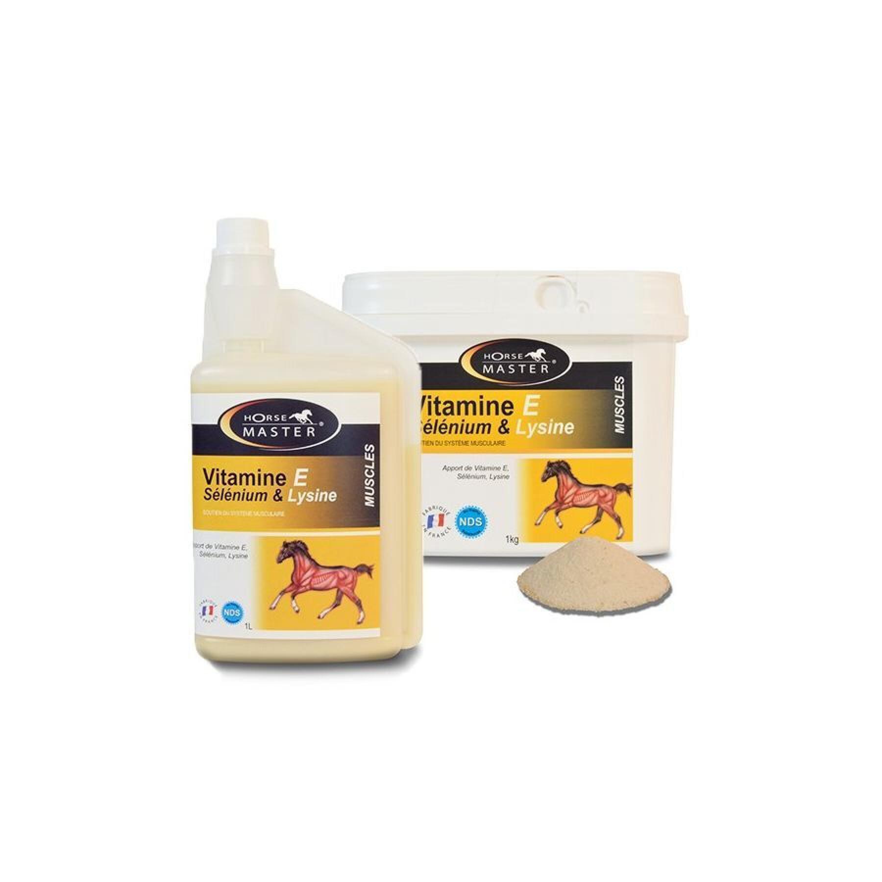 Vitaminas e - selenio - lisina - polvo para caballos Horse Master