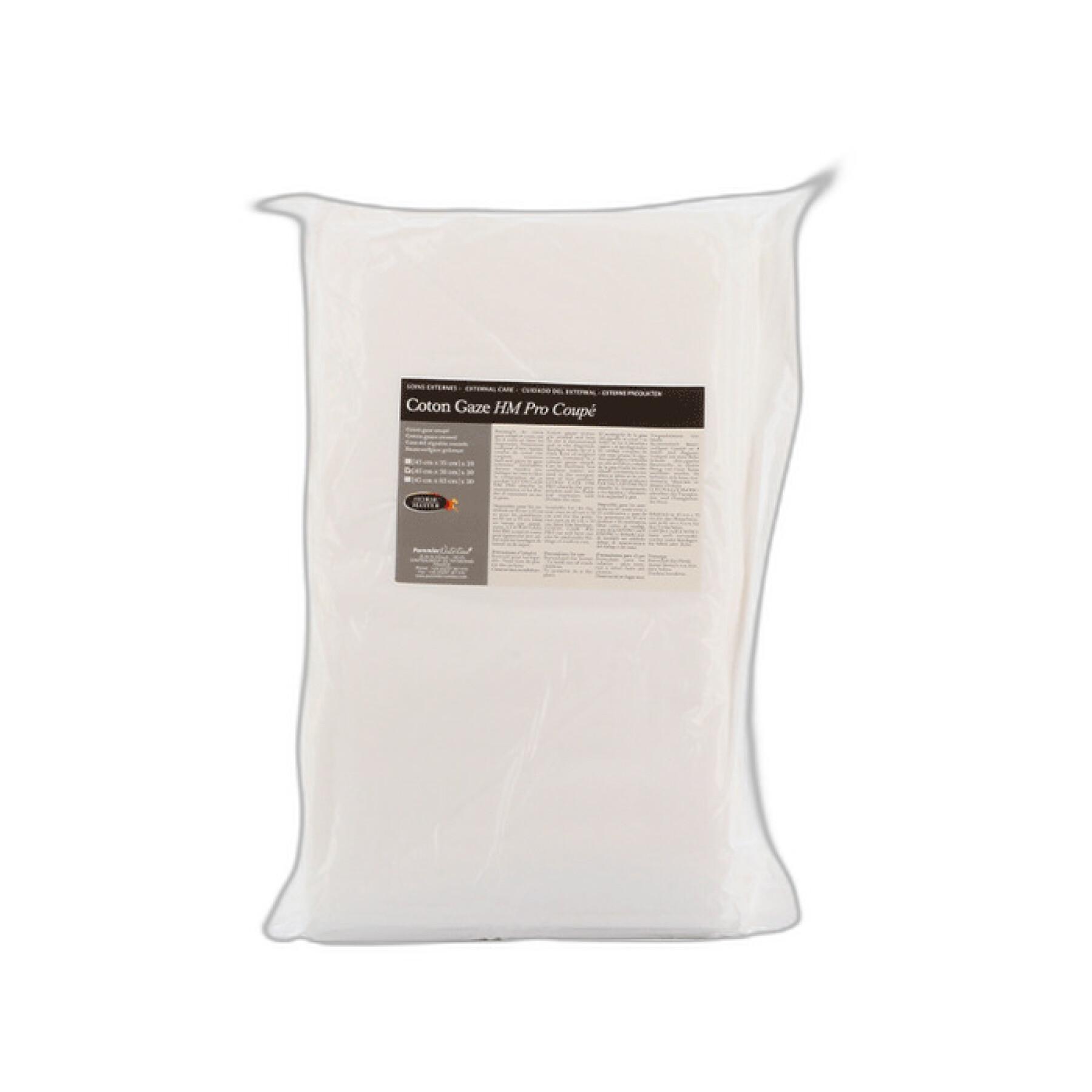 Paquete de 20 almohadillas de algodón para caballo Horse Master 45x50 cm