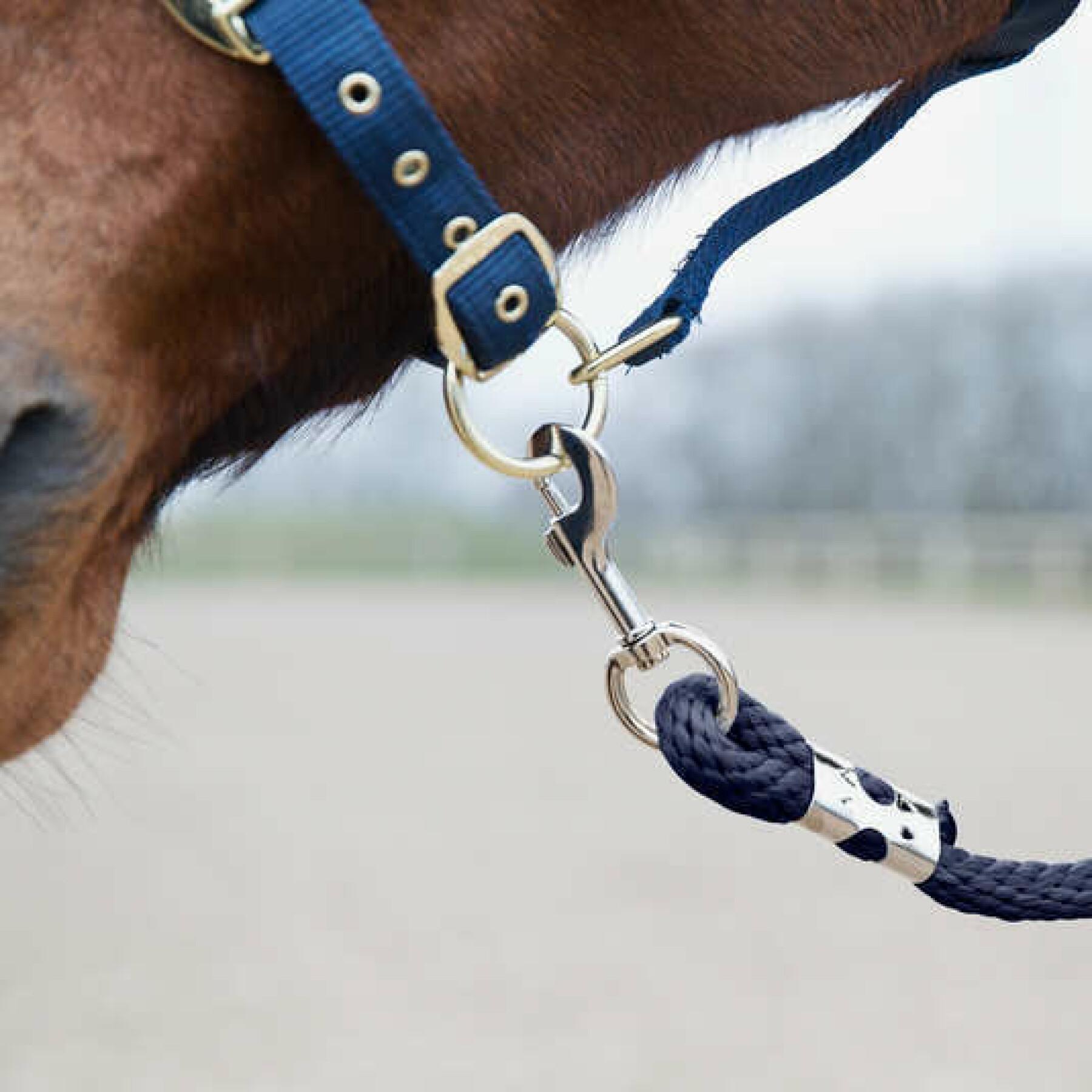 Cordón con mosquetón antipánico para caballos Horze