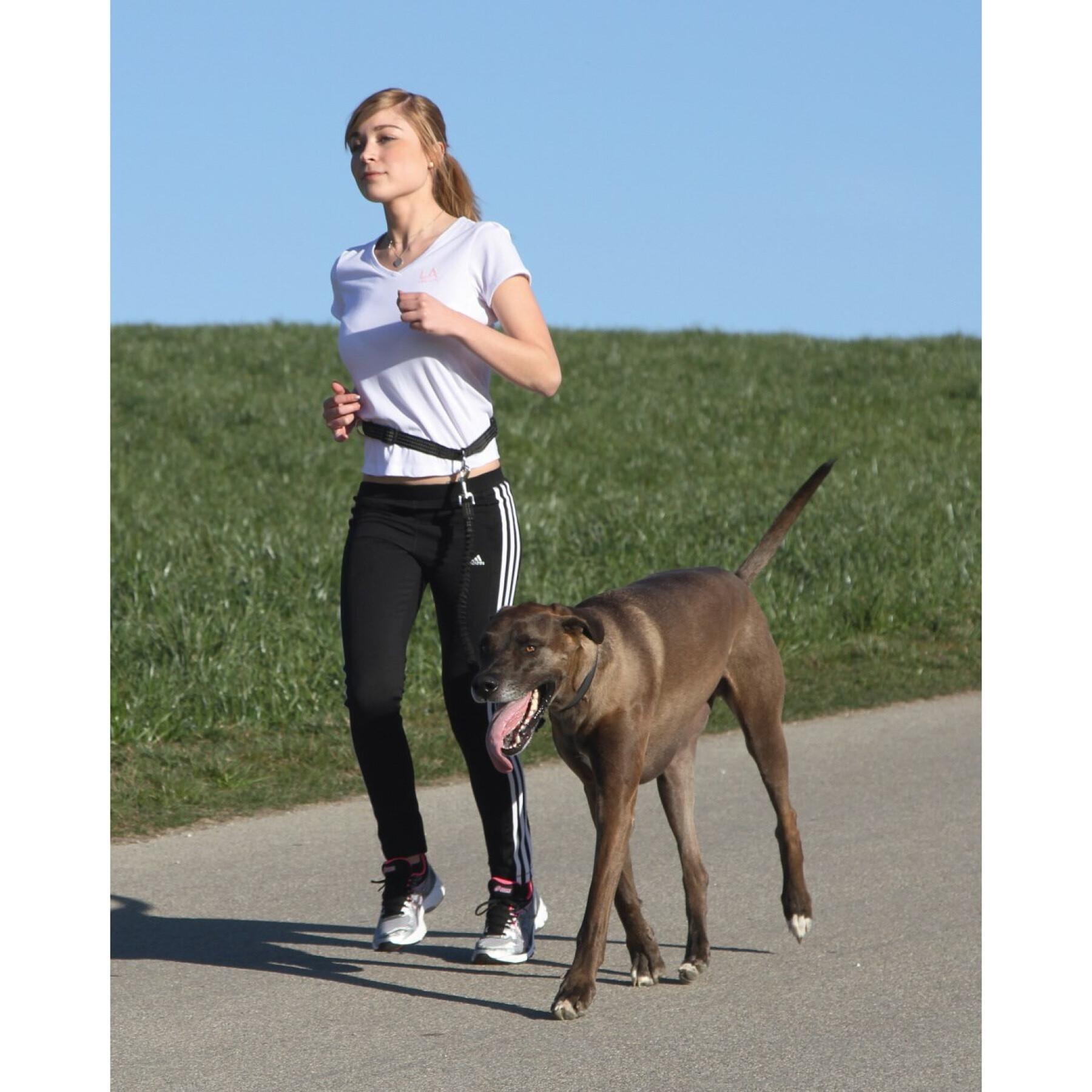 jogging correa para perros con cinturón Kerbl