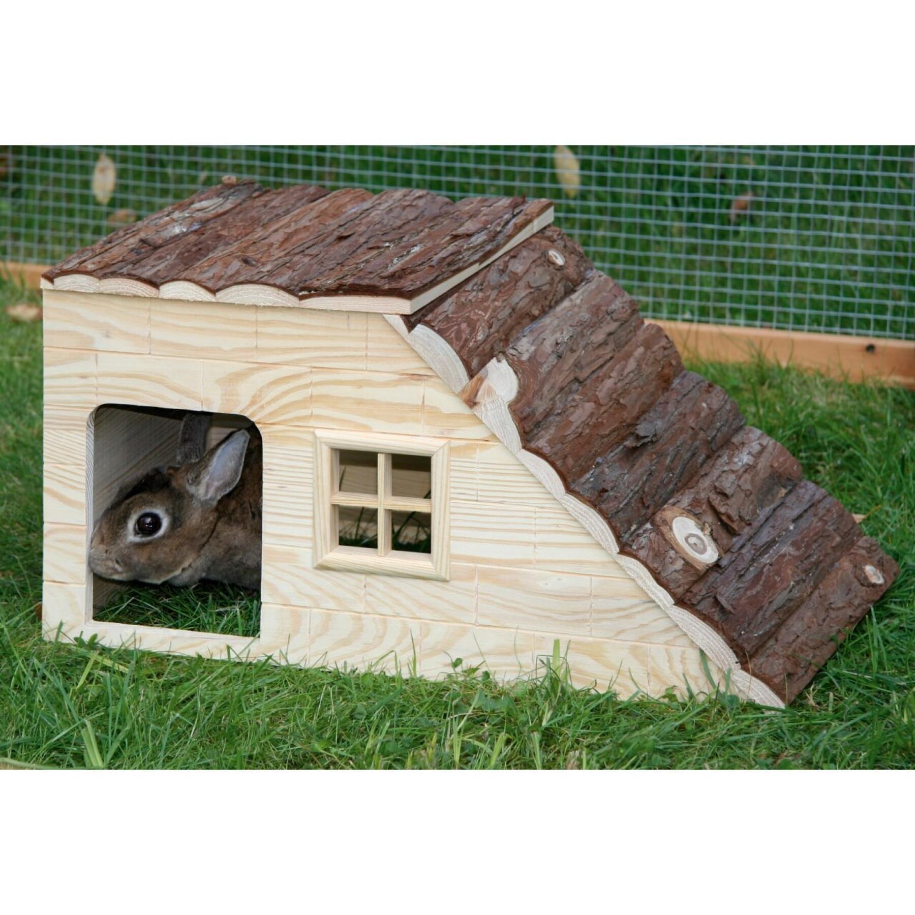 Refugio para roedores con rampa Kerbl Nature