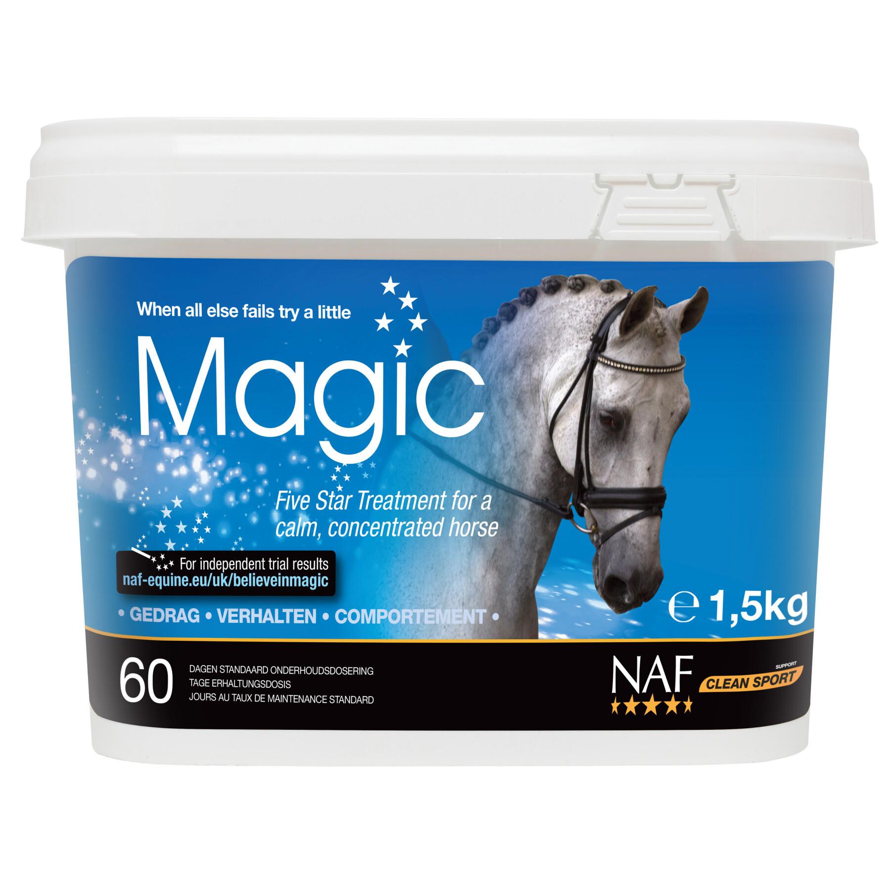 Complemento alimenticio de alto rendimiento para caballos NAF Magic Powder