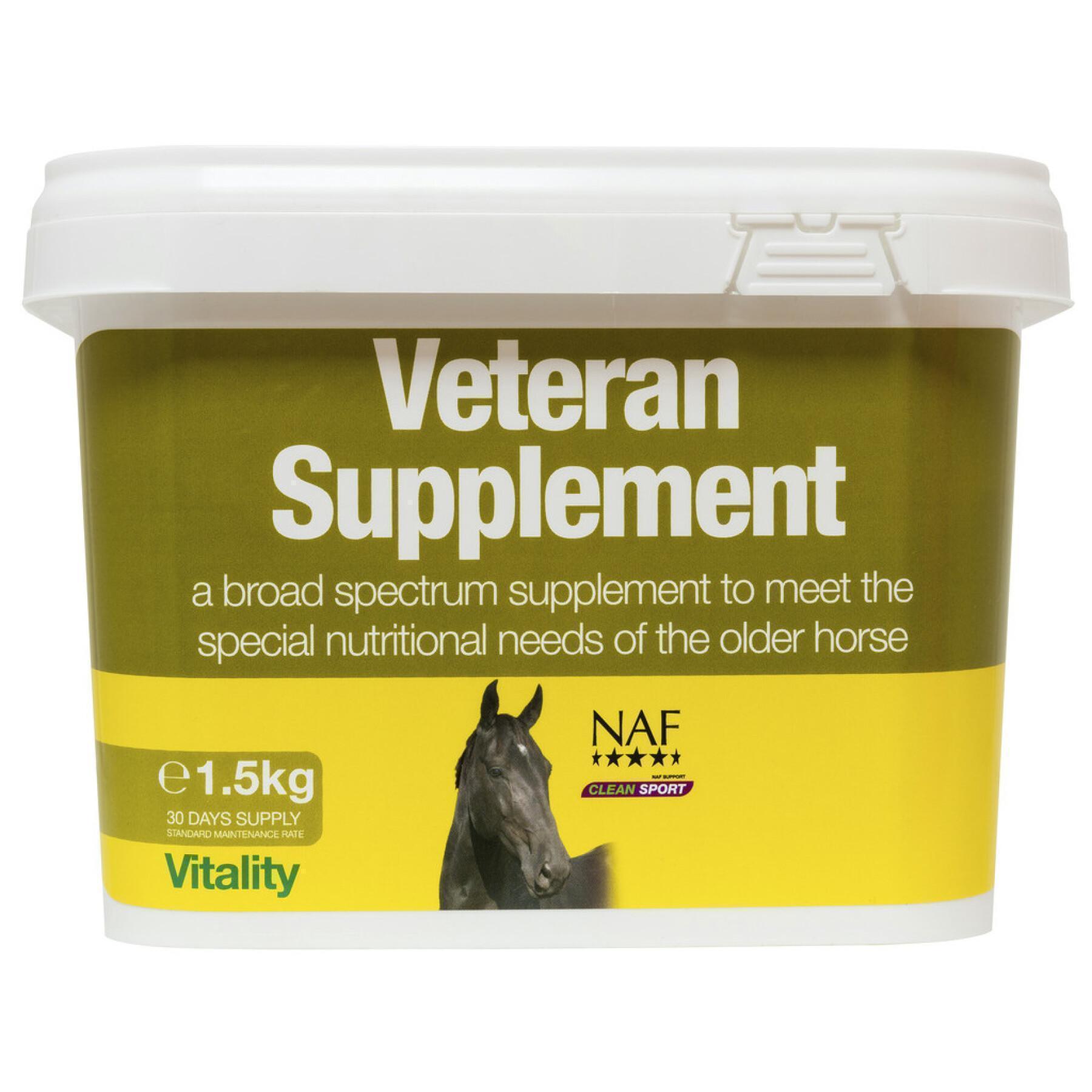 Suplemento nutricional para caballos mayores NAF Veteran Supplement