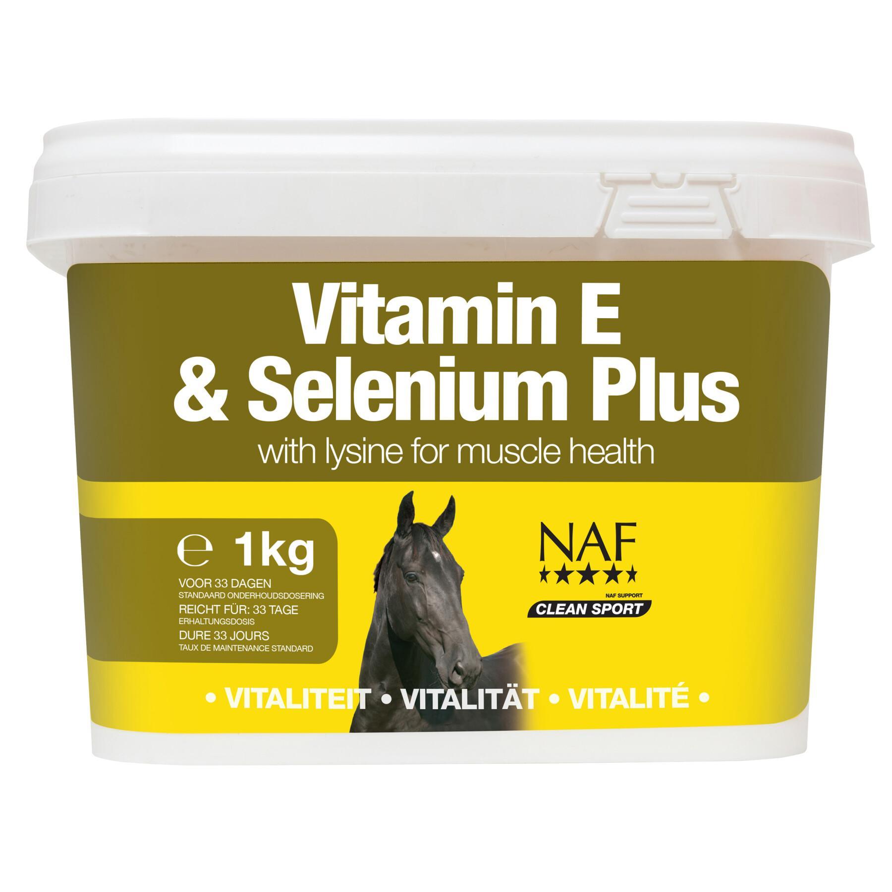 Vitaminas y minerales para caballos NAF Vitamine E & Selenium Plus