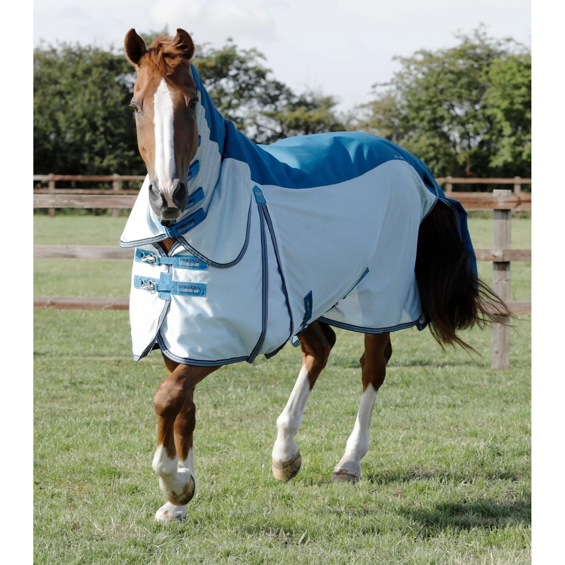 Manta equitación antimoscas equitación en malla Premier Equine Stay-Dry