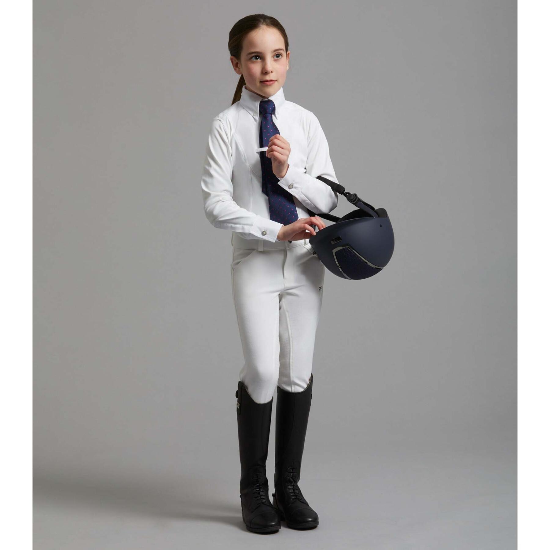 Camisa de equitación de competición infantil Premier Equine Tessa
