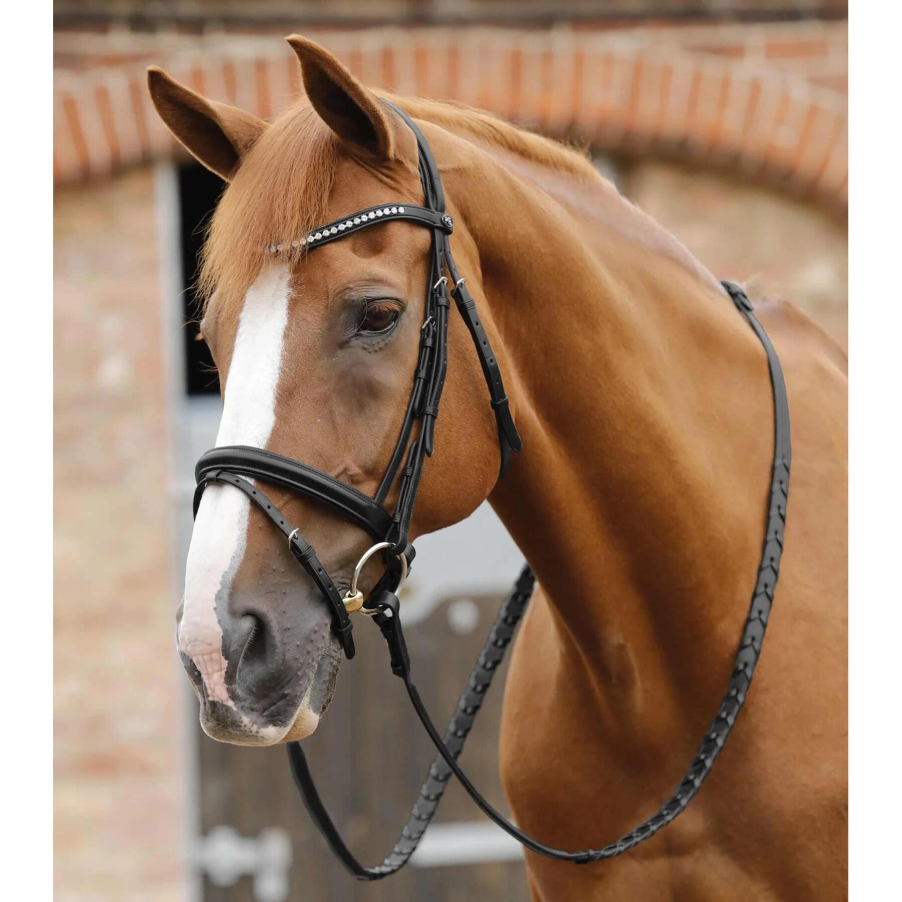 Riendas de caballo con cordones Premier Equine Pietro