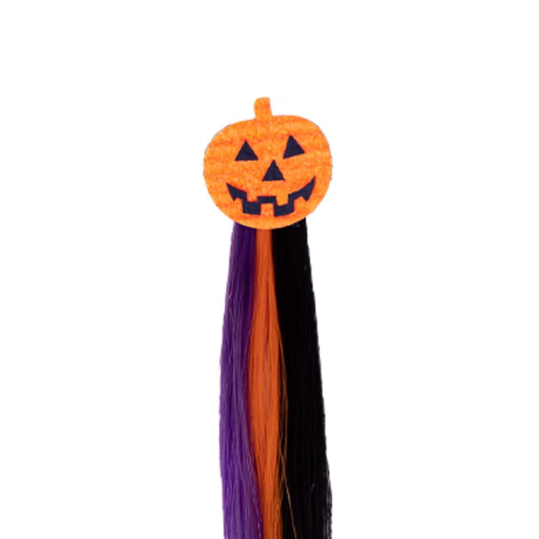Pinza de pelo de caballo - extensión QHP Halloween Pumpkin