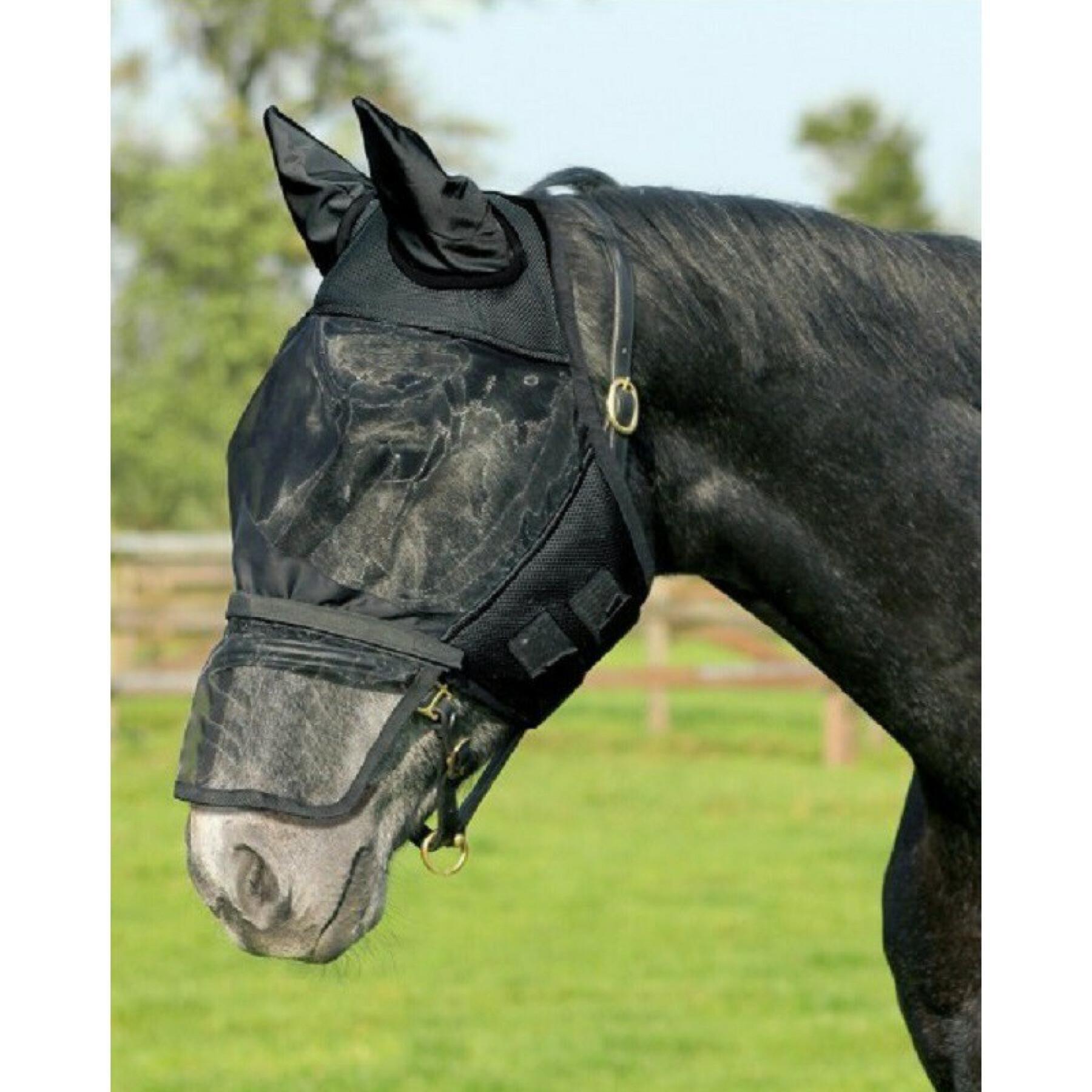 Máscara antipolvo para caballos QHP