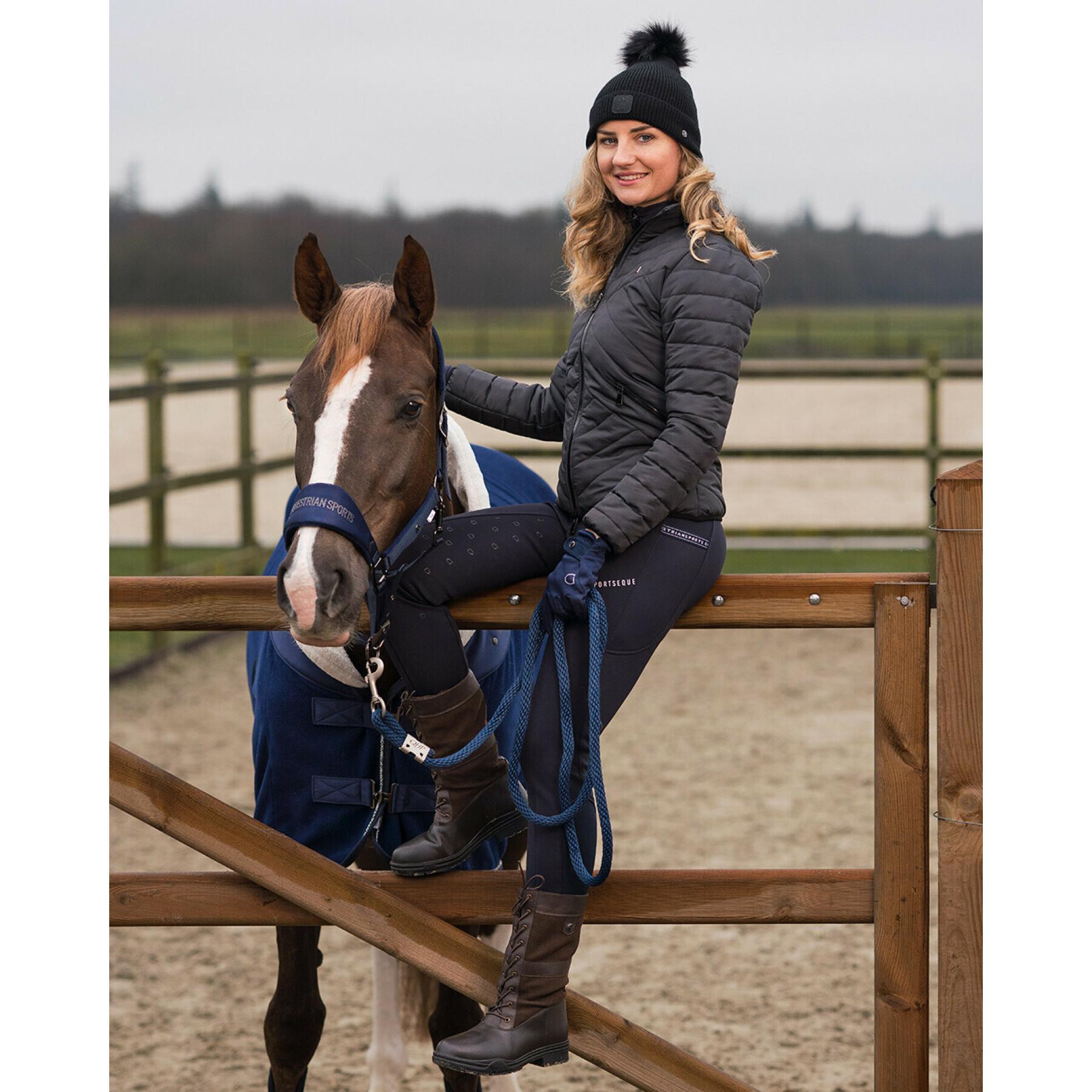 Pantalón equitación full grip para mujer QHP Marlous