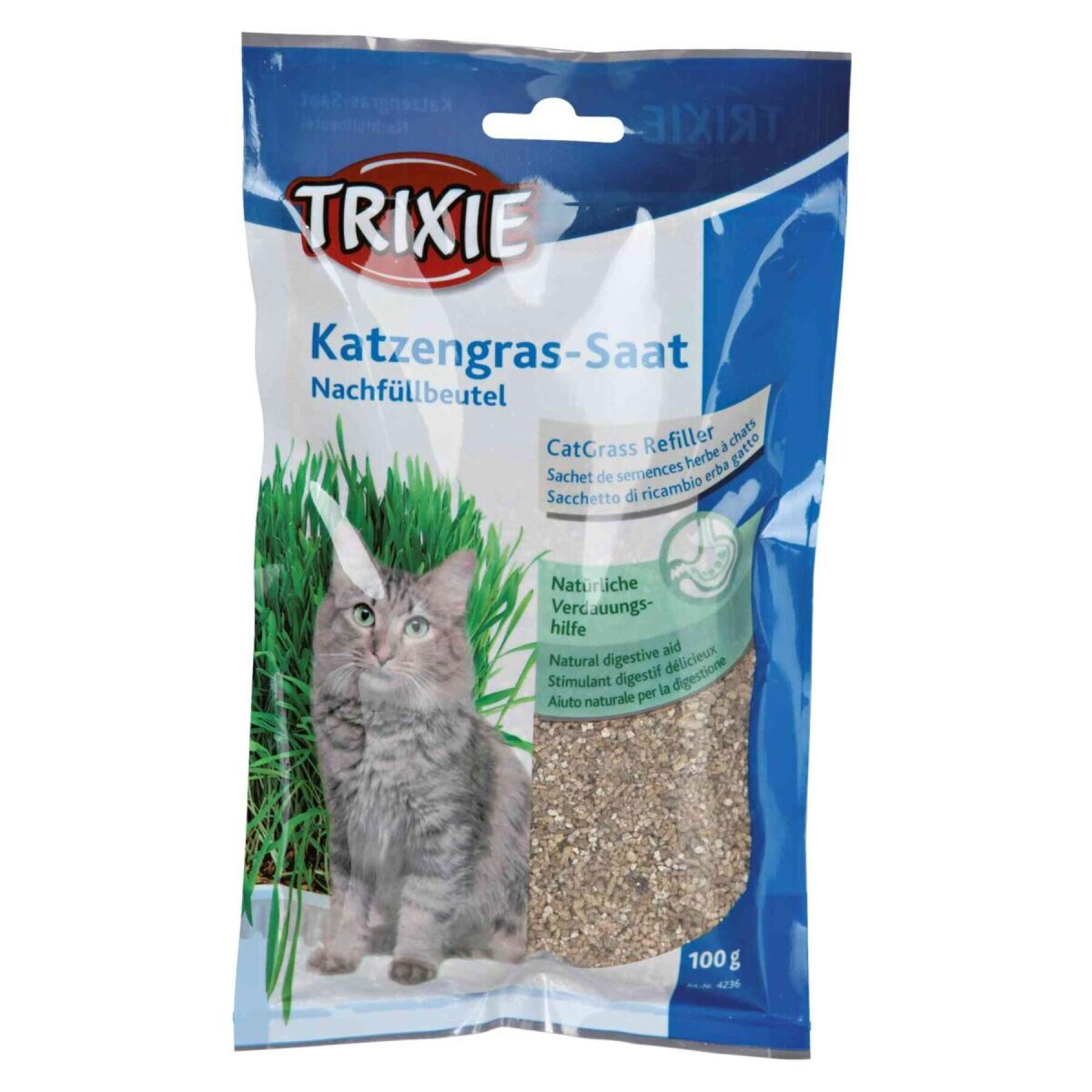 Golosinas para gatos sobre de semillas de hierba Trixie
