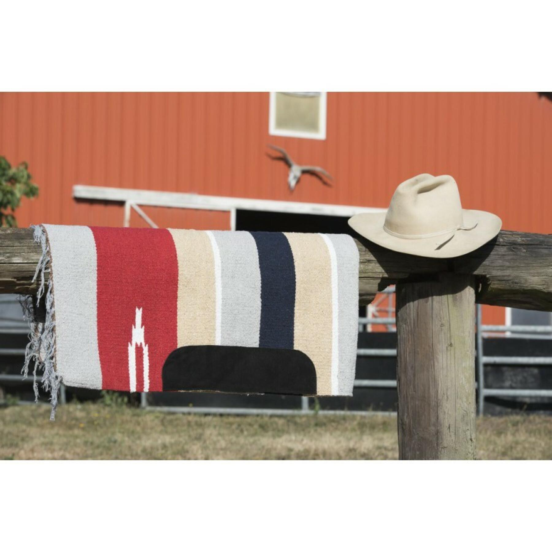 Alfombra western de cuero para caballo Westride Navajo [Tamaño 76 x 152 cm]
