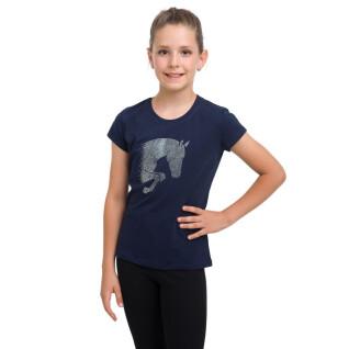 Camiseta de algodón para niña Cavalliera Jumping Star