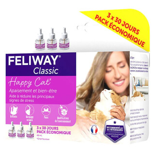 Cuidado de los gatos FELIWAY Classic (x3)