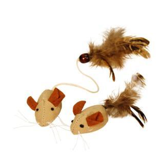 Ratón de muelle de lino Kerbl Nature