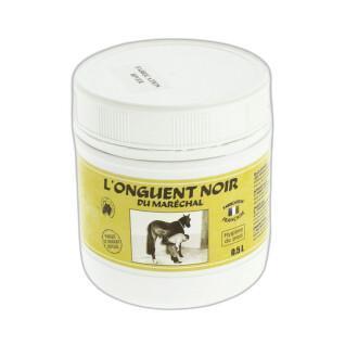 Cuidado de los cascos de los caballos La Gamme du Maréchal Onguent noir - Pot 500 ml