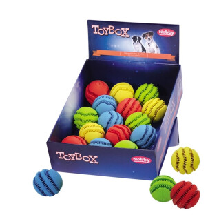 Paquete de 15 pelotas dentales de goma para perros Nobby Pet