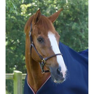 Cabestro anatómico de cuero enrollado para caballos Premier Equine Hennaroso
