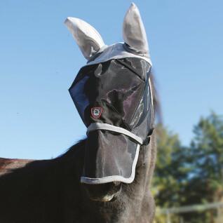 Máscara contra la mosca del caballo con solapa nasal extraíble Tattini
