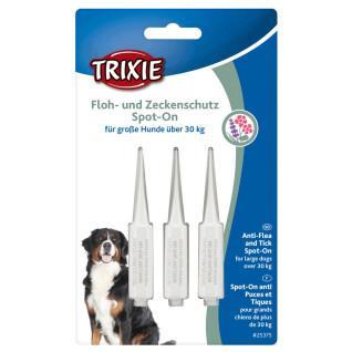 Lote de 6 juegos de 3 pipetas antipulgas y garrapatas para perros Trixie Spot-On