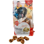 Masticables para perros de pollo y mantequilla de cacahuete Duvoplus (x20)