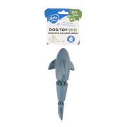 Dispensador de comida para perros tiburón de goma Duvoplus Eco