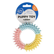 Juguete con anillo masticable para cachorros Duvoplus Puppy