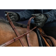 Riendas de caballo de cuero con 7 soportes Dy’on Hunter 5/8"