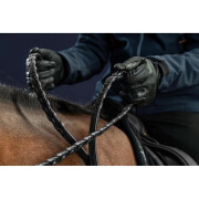 Riendas de caballo de cuero trenzado Dy’on 1/2"