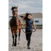 Chaleco de equitación híbrido para niñas Equithème Luna