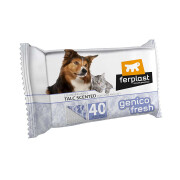 Toallitas limpiadoras de talco para perros y gatos Ferplast Genico Fresh (x40)