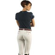 Pantalón de equitación de pinza media para mujer Flags&Cup Francia Collection