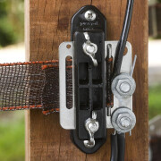 Aisladores para cercado eléctrico esquina cinta turbolina con tuerca mariposa Gallagher (x30)