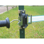 Aisladores para cercados eléctricos clips universales con rosca Kerbl T-Post (x2)