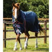 Manta impermeable para caballos con cubrecuello Premier Equine Buster 50 g