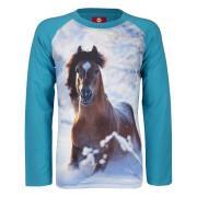 Camiseta de manga larga para niños Red Horse Pixel FW23
